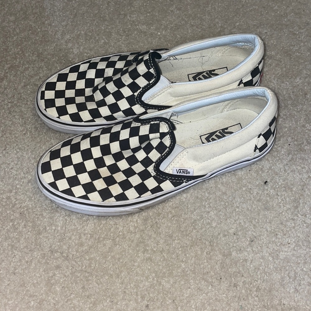 CHECKERED SLIP ON VANS